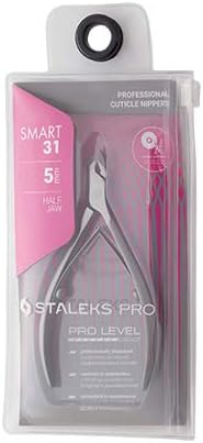 Staleks Pro SMART 31 Cuticle Nippers – 5mm Blade Cuticle Trimmer – Sharp & Durable Stainless Steel – Professional Manicure Tool