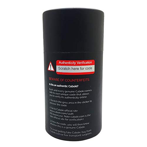 Caboki Hair Loss Concealer. All-Natural Hair Building Fiber. Make Thin Hair Look 10X Fuller Instantly. Eliminate the Appearance of Bald Spot and Thinning Hair (30G, 90-Day Supply).Salt & Pepper-Light