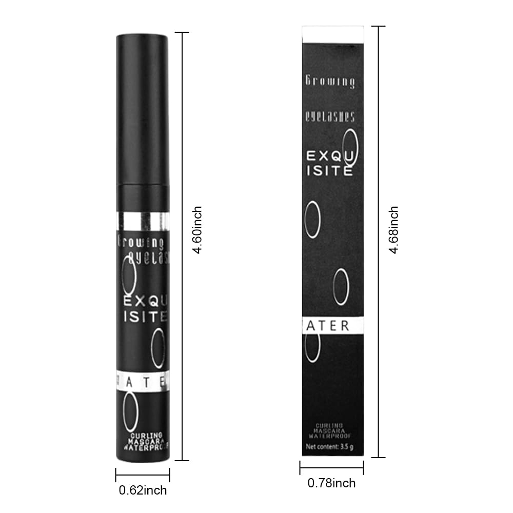 5 PCS Black Voluminous Original Volume Building Mascara Set Makeup, Lengthening, Defining, Curling, Multiplying, Buildable Formula,Cruelty Free,Waterproof-1 (5Pcs-Black-Mascara-Silver)