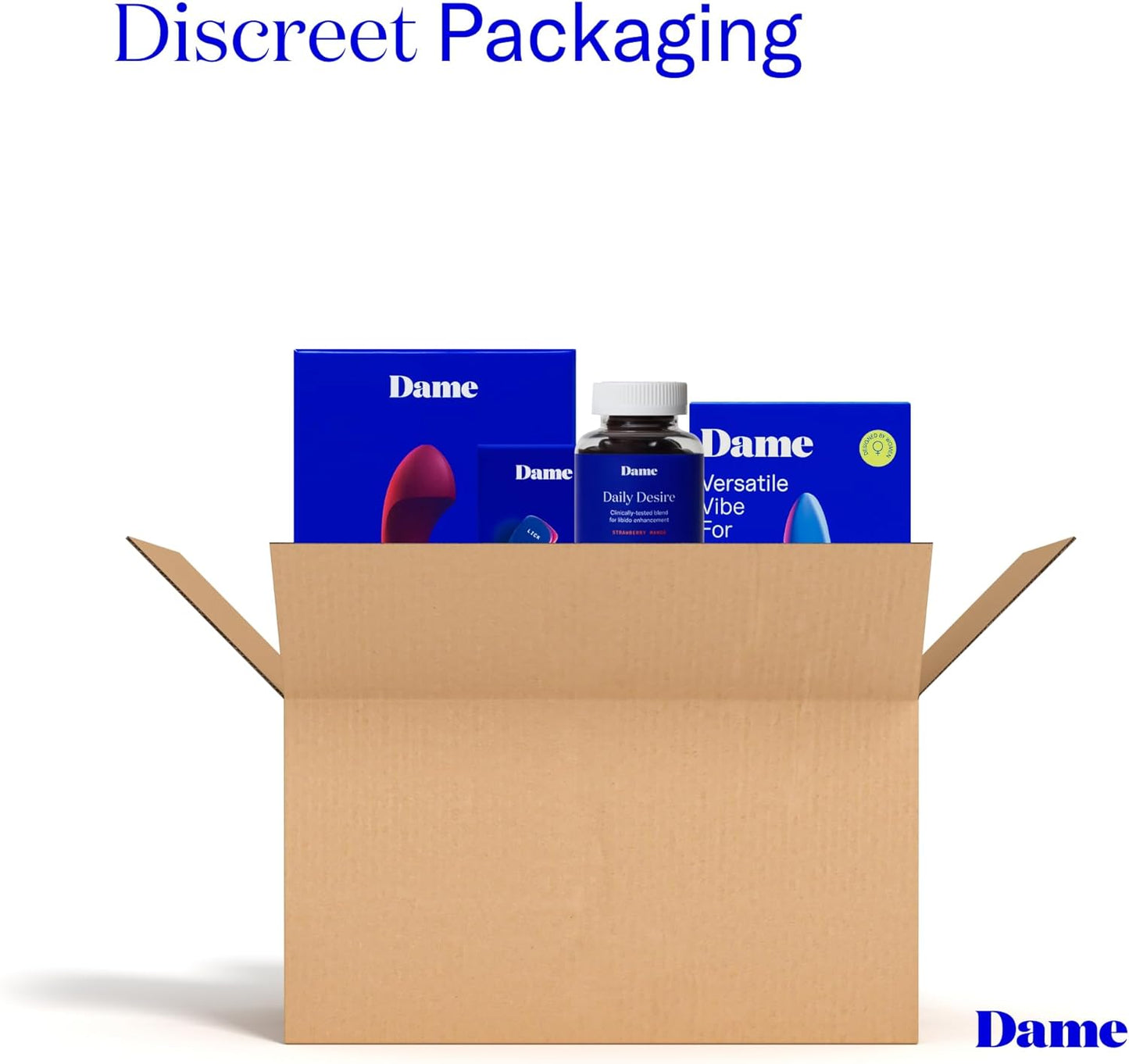 Dame Products Body Wipes - Cleansing and Nourishing - pH-Balanced Formulated with Aloe and Cucumber Extract - Disposable and Flushable - 25 Count