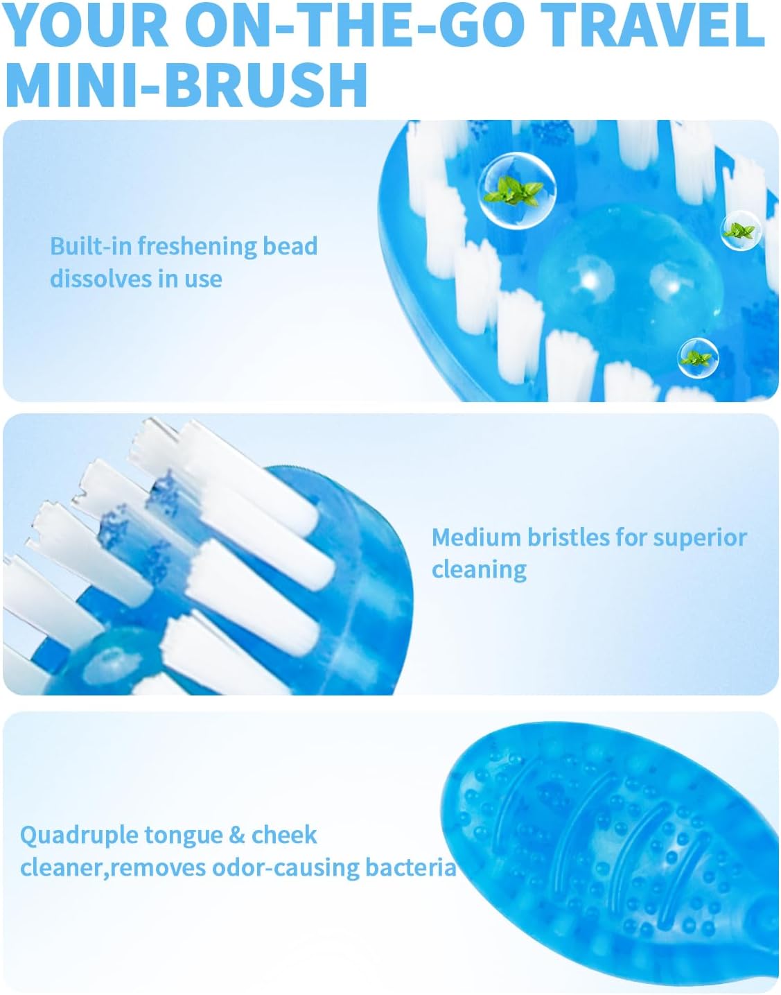 5 in 1 Disposable Mini Toothbrushes Travel Size with Toothpaste, Floss, Pick & Tongue Scraper, Individually Wrapped, Portable Oral Care Set, 32 Packs, Mix 4 Flavors