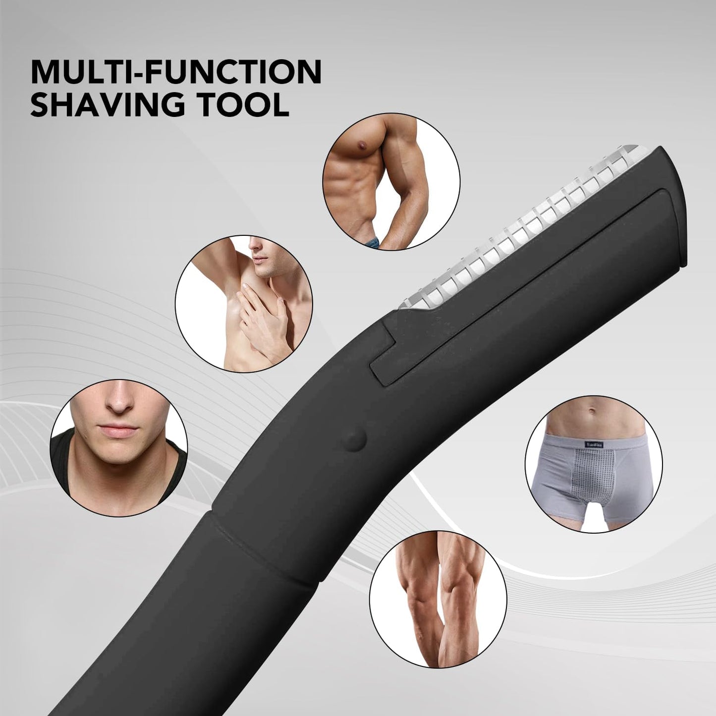 Eyebrow Razors for Men 6Pcs, Japanese Blades Precision Dermaplane Razors, Small Eyebrow Trimmer Set, Multipurpose Exfoliating Dermaplaning Tools for Peach Fuzz, Small Face Razors for Men and Women