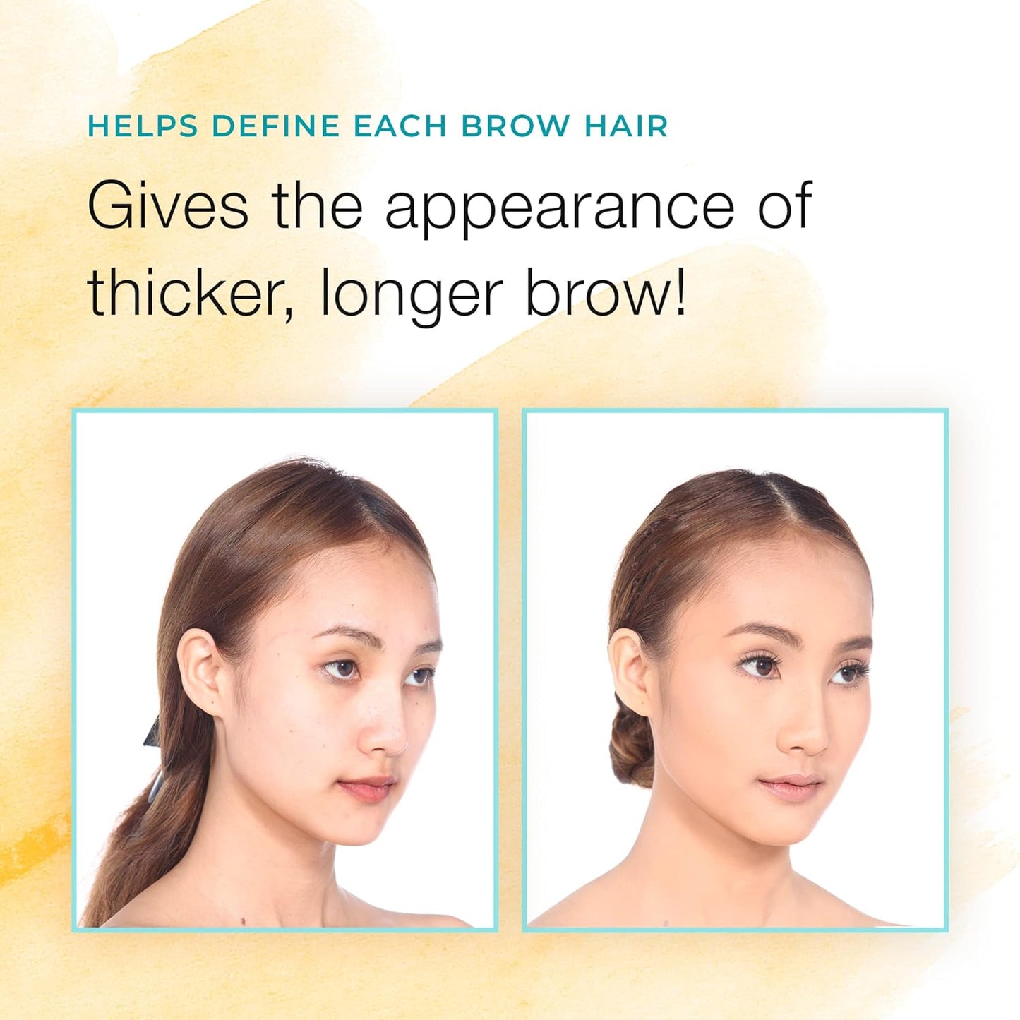 Eyebrow Color For Women, 20 Application Kit, Natural Black