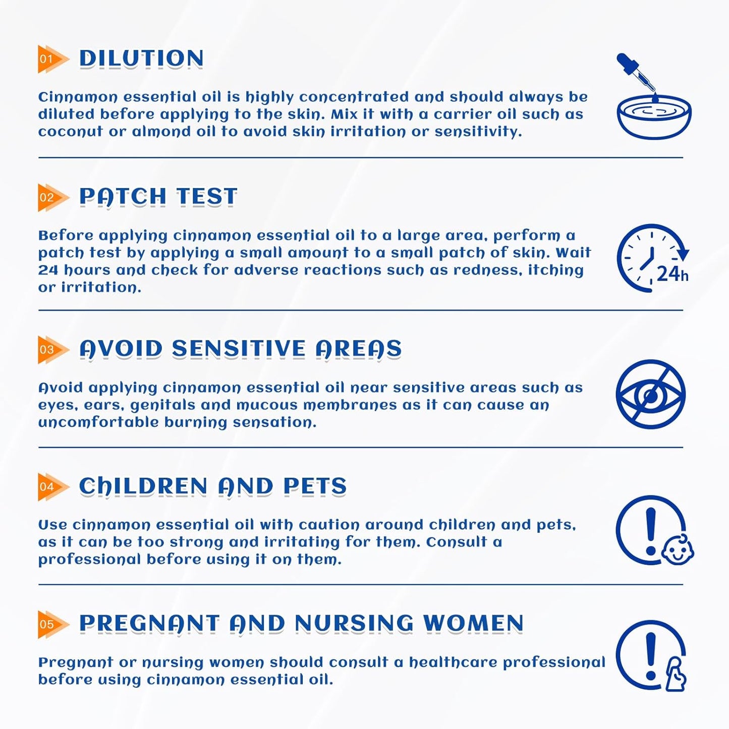 HIQILI Cinnamon Essential Oil for Candle, Spary & Diffuser - 100% Pure Natural - Indoor and Outdoor