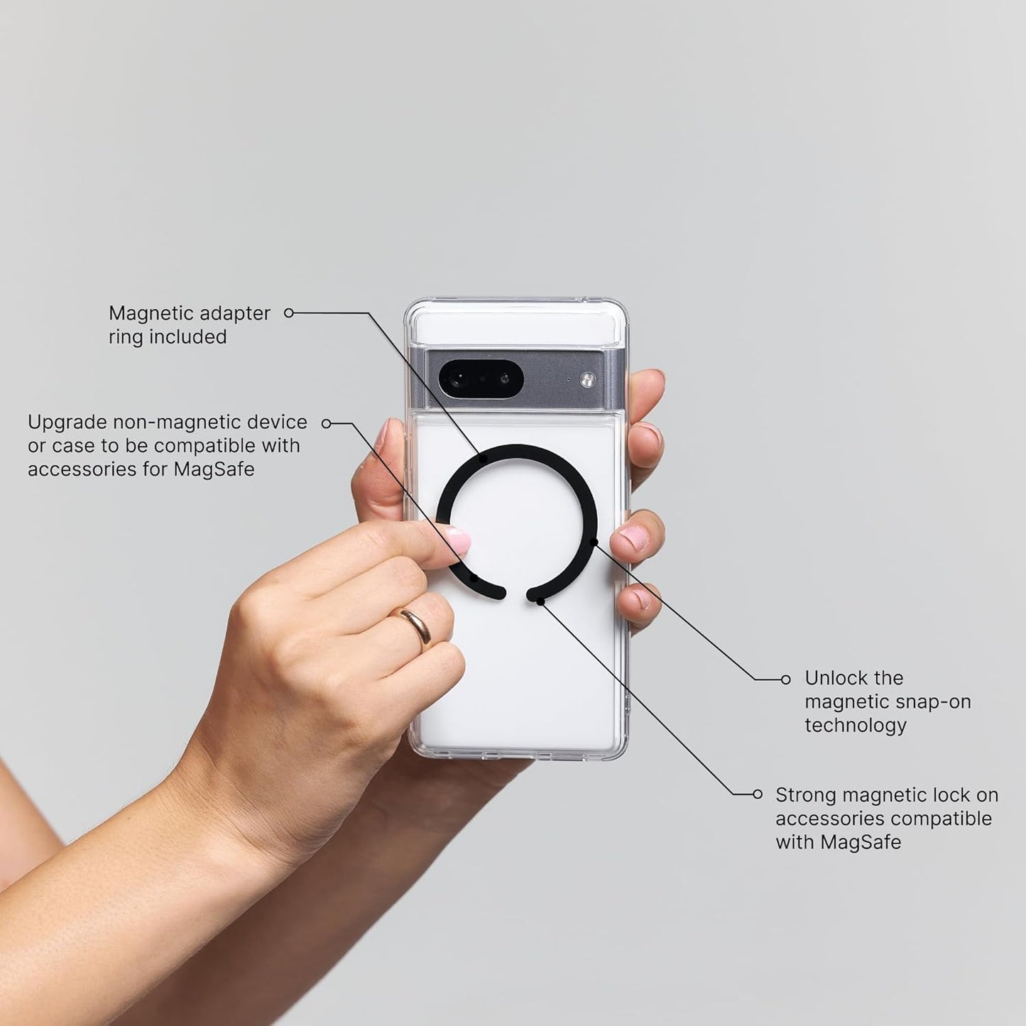 Dreamy Purple Butterflies PopSockets PopGrip for MagSafe