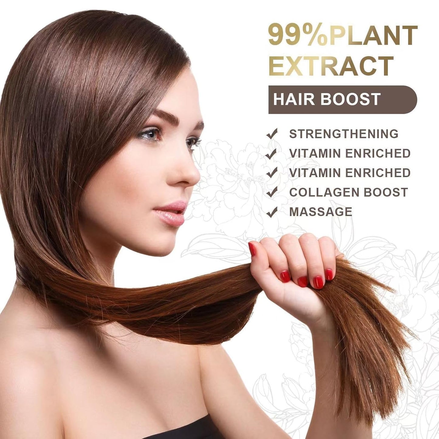 100% Pure Organic Rosemary Essential Oil for Hair Growth - Multi-Purpose Hair Treatment Oil Promotes Eyelash & Eyebrow Growth, 2.02fl oz (Small, Rosemary)