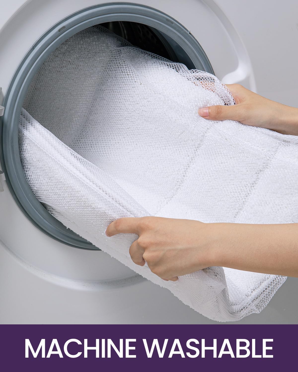 DEXI Bathroom Rug Set 4 Piece 32x20, Non Slip Washable Bath Mat for Shower Floor, Absorbent Soft Bathmat with Rubber Backing, Quick Dry Microfiber Carpet, White