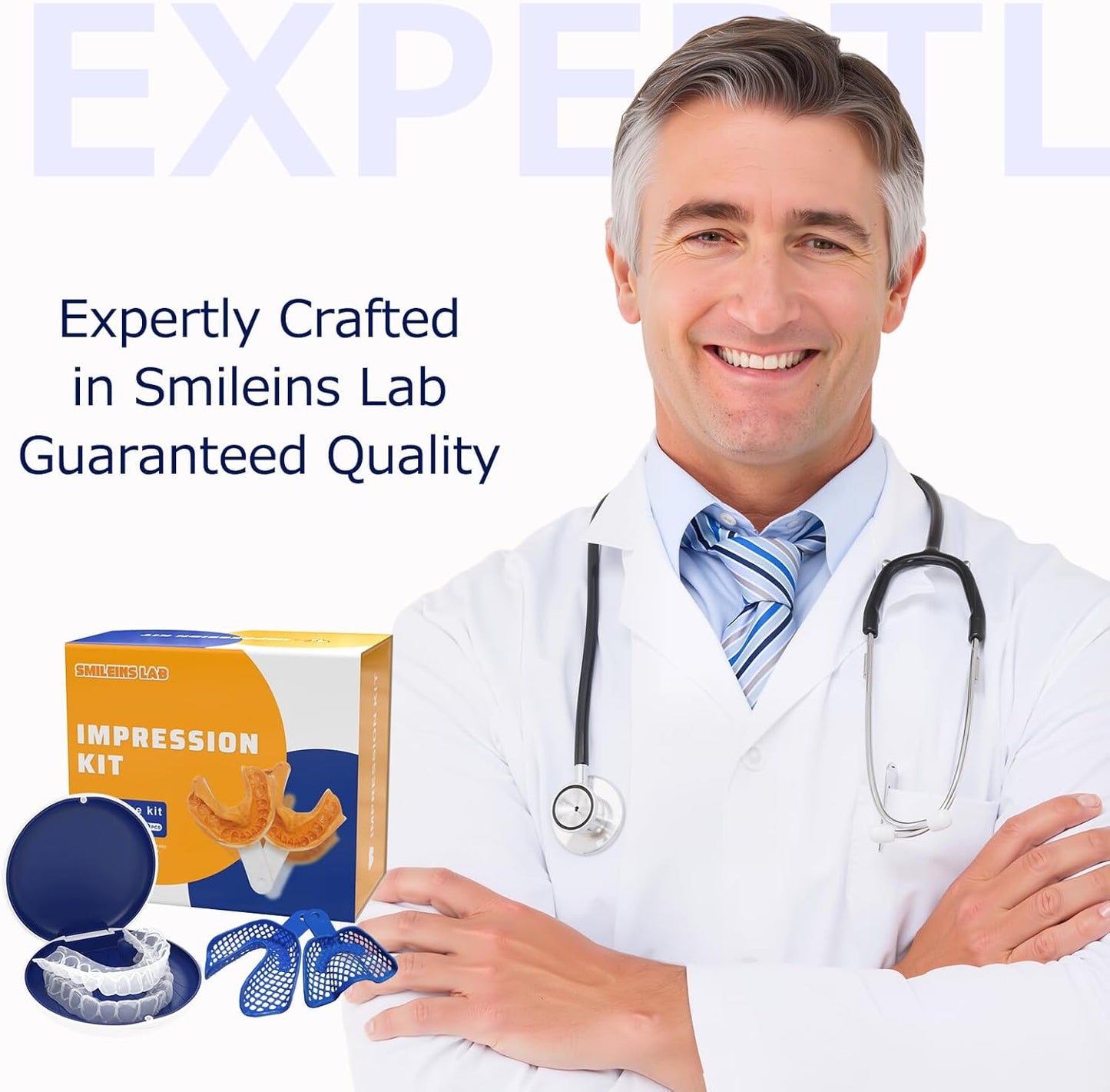 Custom Retainer, Clear Replacement Retainers for Teeth, Night Guard for Adults & Kids, 2 Mouth Guards for Grinding/TMJ