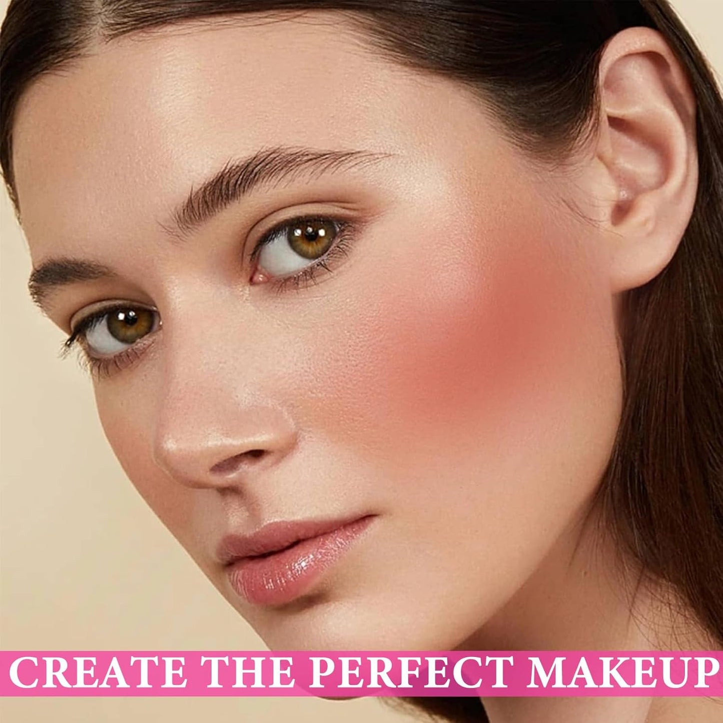 Cream Blush Stick,Blush Stick Long Lasting Non-greasy Multi Stick Blush for Women,Lightweight Concealer Waterproof Cream Blush Face Contouring Makeup Pen(06#)