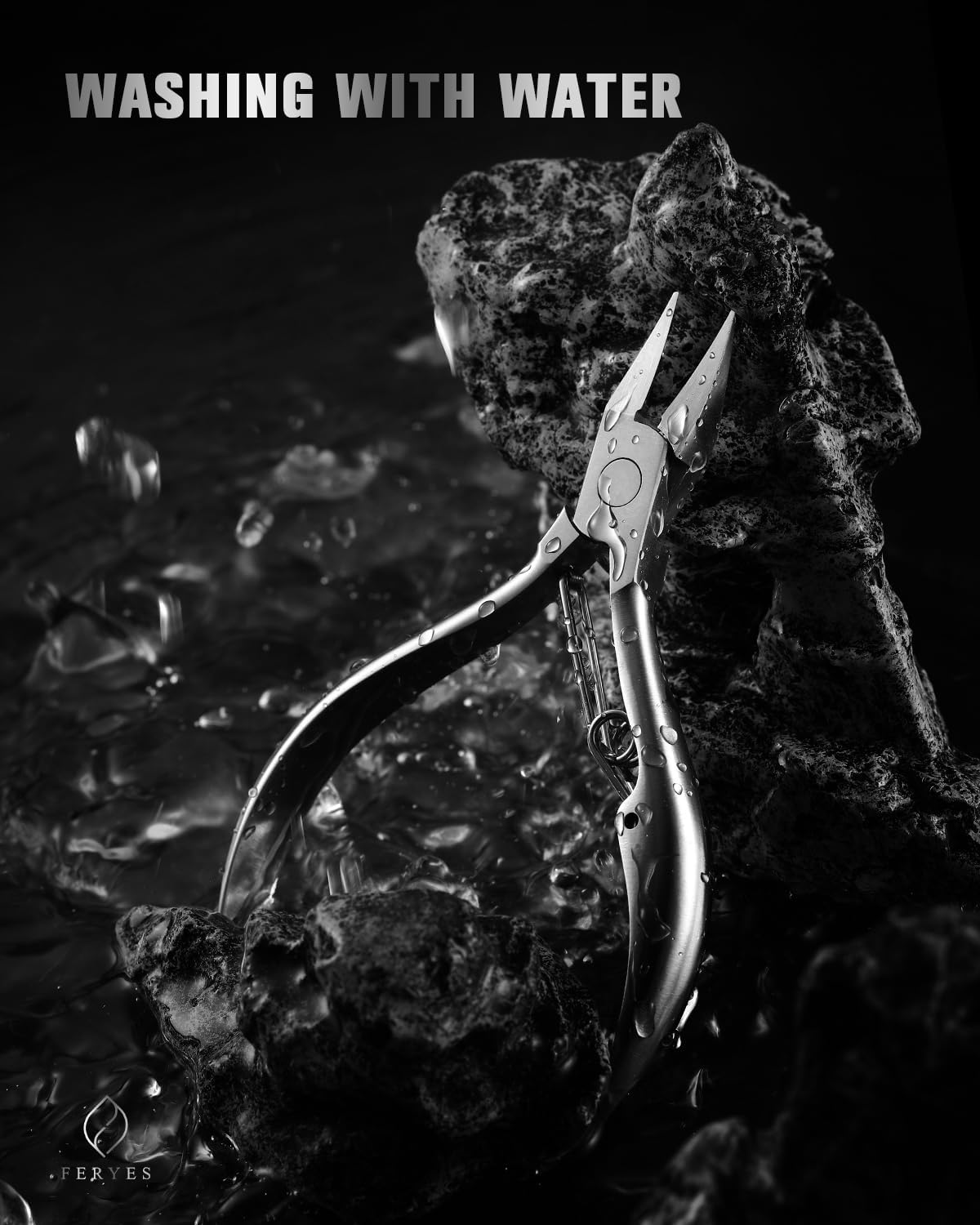 FERYES Toe Nail Clippers for Thick & Ingrown Toenails - Stainless Steel Thick Toenail Clippers for Seniors, Precision Grip Fingernail Clippers for Effortless Trimming - Silver