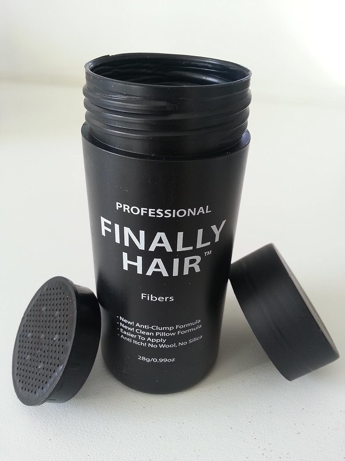 Hair Building Fibers 200 Grams 7 Oz. With Bottle By Finally Hair 50g*4 (Dark Blonde/Dark Blond)