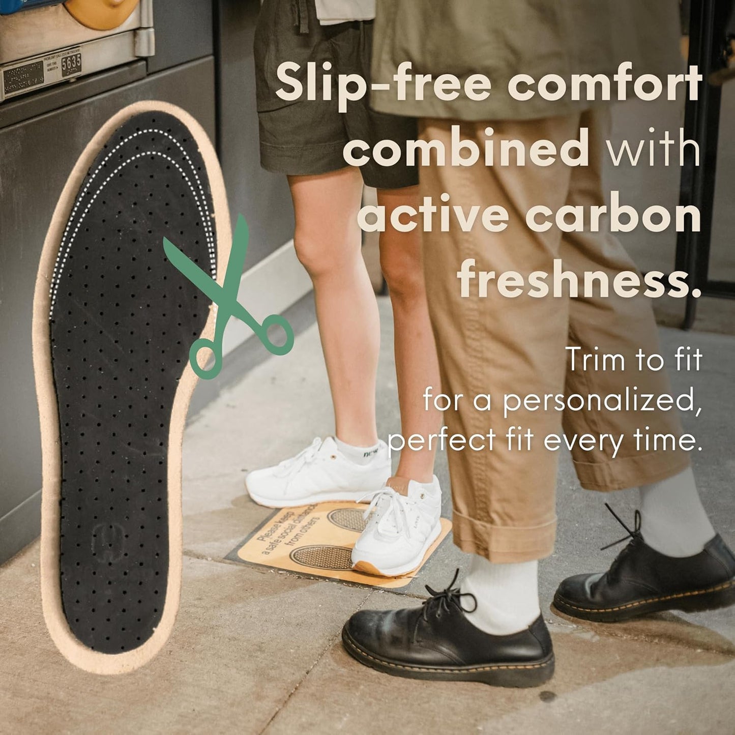 HANDARTE Leather Sockless Shoe Insoles | Thin Dress Shoe Inserts for Men | 100% Natural Goatskin - ChromeFree, Anti Sweat & Anti-Odor (US M10 | EU44)