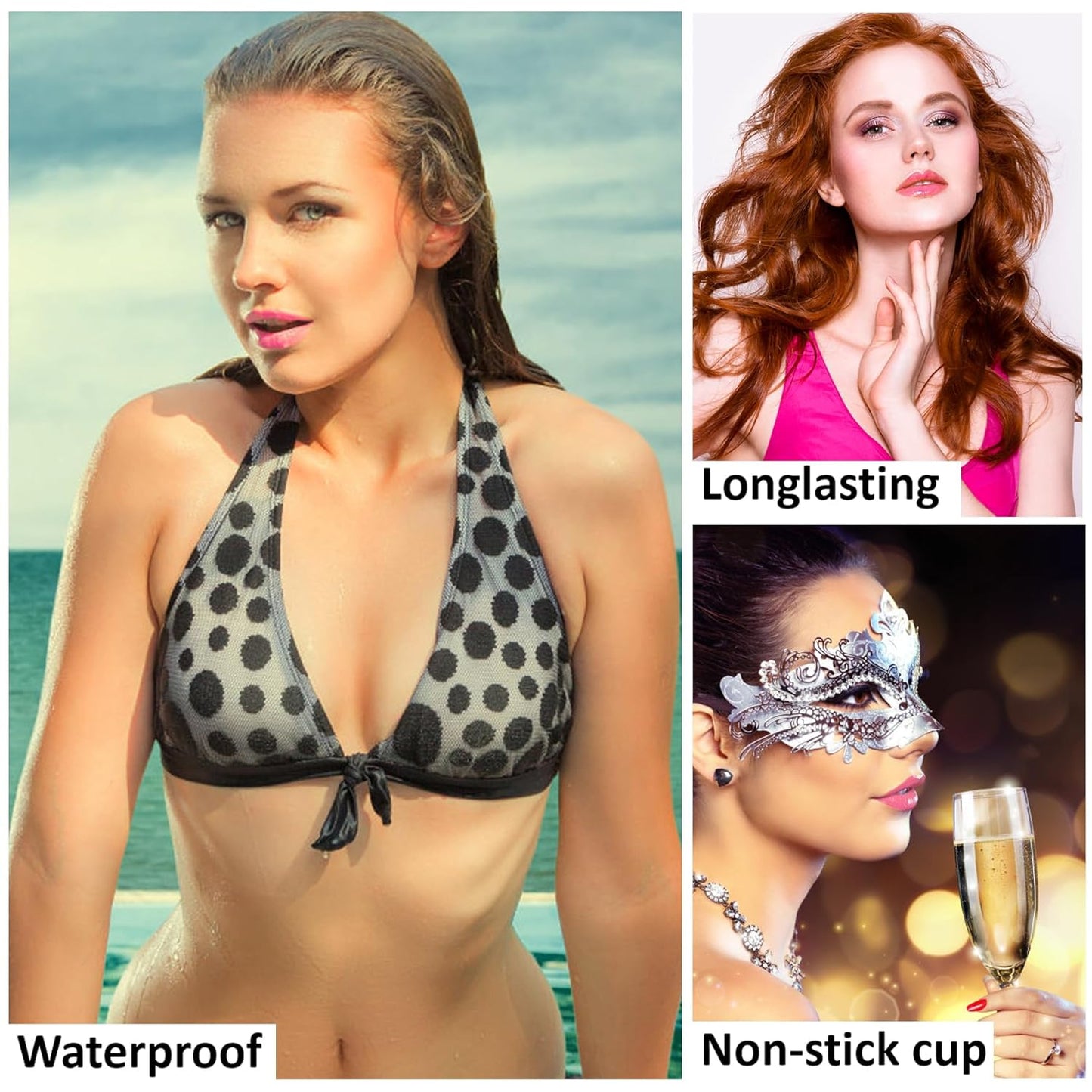 2 Pack Crystal Flower Jelly Lipstick,Magic Color Changing Lipstick,PH Clear Temperature Color Changing Lip Gloss,Lip Balm,Long Lasting Nourishing Moisturizing Lip Stick Set H01+02