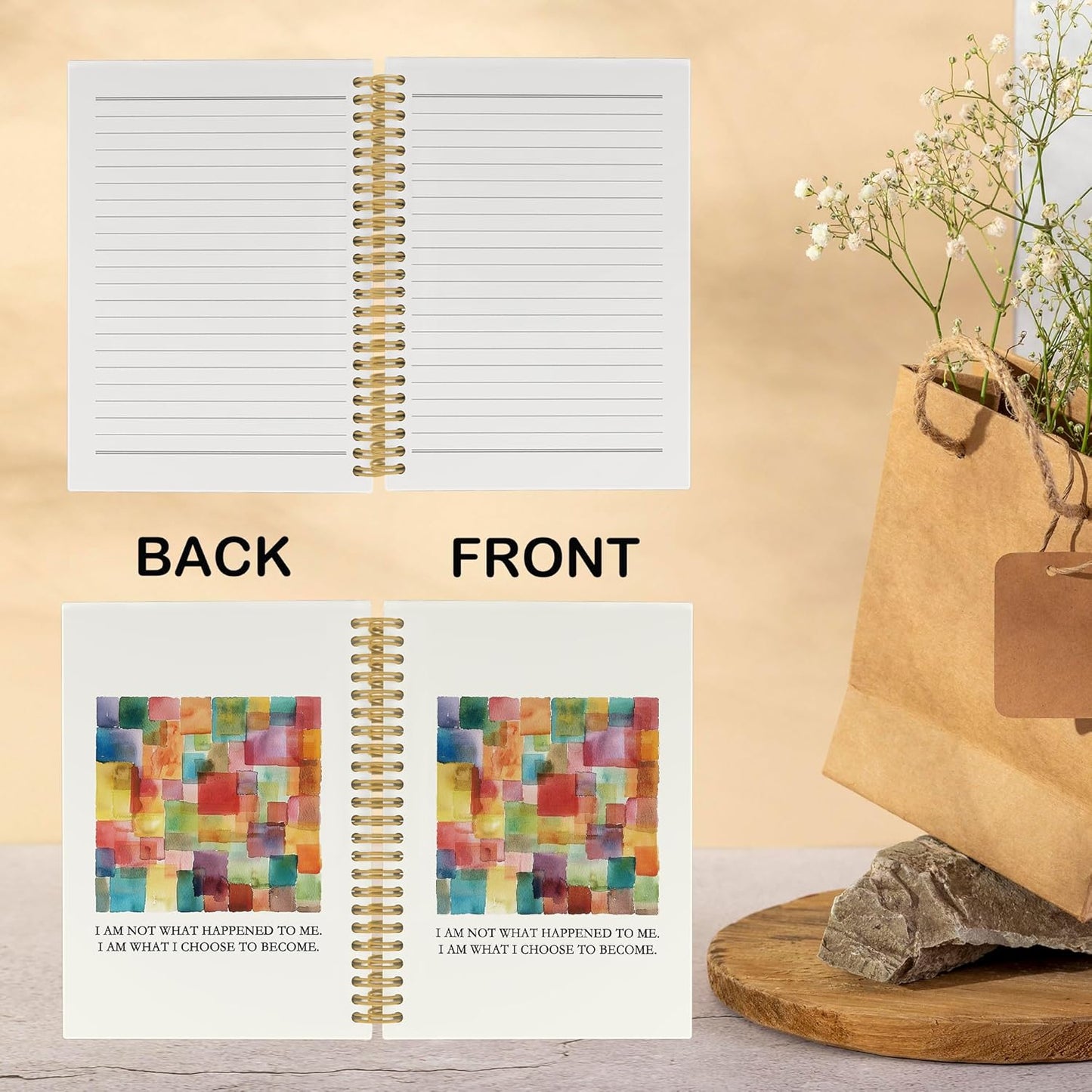 Psychology Therapist Gifts Mental Health Journal Notebook, School Psychologist Gifts, Speech Therapist Gift, School Counselor Hardcover Spiral Notebook 5.5x8.3 Inch