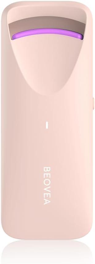 Heated Eyelash Curler - Electric Eyelash Curler with Heat Sensitive Silicone Pad, Type-C Rechargeable Mini Lash Curler, 8s Fast Heating 24hrs Long Lasting Lash Lift to Style Natural Eyelashes