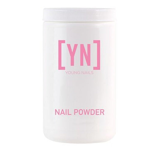 Young Nails Acrylic Core Powder - Self-Leveling Acrylic Nail Powder, Clear Nude Pink White Acrylic Powder for Nail Extenstion, Professional Grade, Superior Adhesion, Color - White, 660g