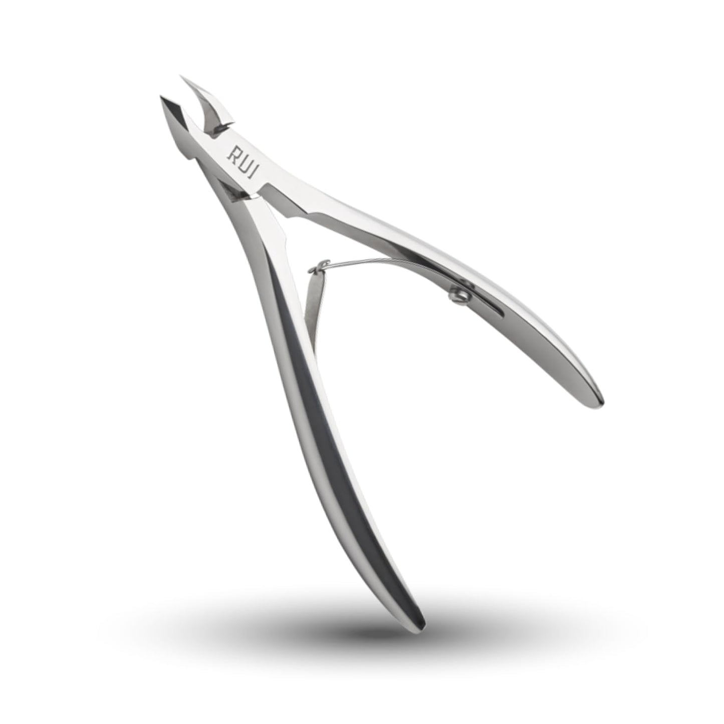 Rui Smiths Ultra-Premium Stainless Steel Cuticle Nippers - Professional Stainless Steel Cuticle Cutters - Japanese Handle, Mirror Finish - 5mm Jaw, Double Spring