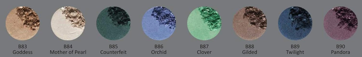 Goddess Glow Nude Gold Beige Glam Baked Shimmer Pressed Powder Single Vegan Eyeshadow; Talc, Paraben & Cruelty Free