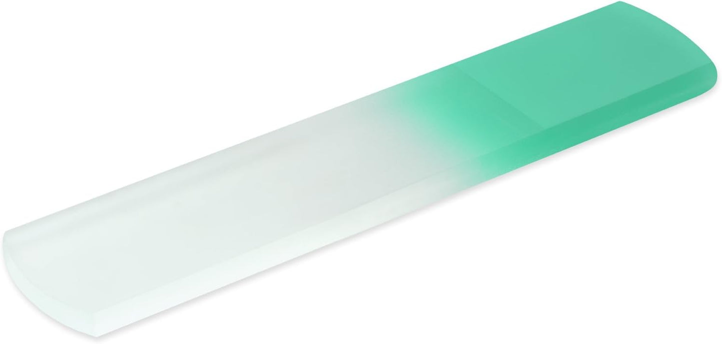 Foot Scrubber Callus Remover - Glass Foot File - Genuine Czech Tempered Glass - Corn & Dead Skin Remover - Hard Skin Remover - Alternative to Pumice Stone for feet - Foot Callus Remover