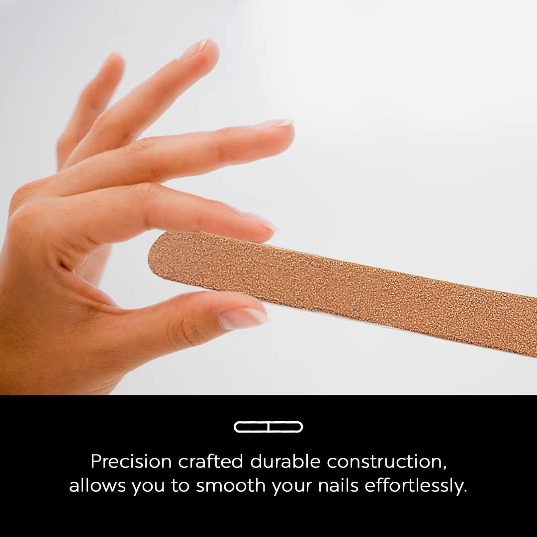 Multi-Pack Nail File Emery Boards Buffering Files Professional Manicure Pedicure Beauty Tools 20Pcs/Pack Nail Files Set for Home and Salon