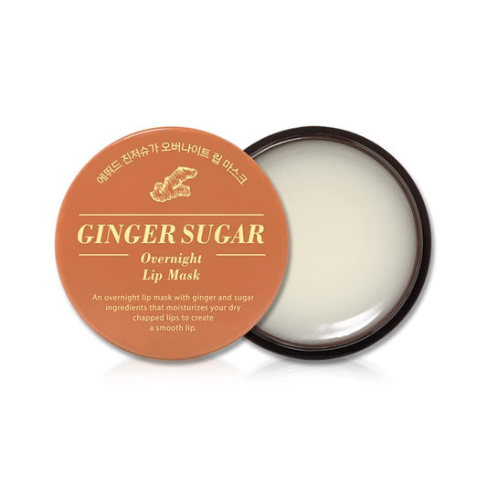 ETUDE Ginger Sugar Overnight Lip Mask 23g | Korean Lip Sleeping Mask Skin Care | Smooth and Moist Lips | Natural Ingredients Nourish & Hydrate Ginger Shea Butter Give Moisturizing Effect