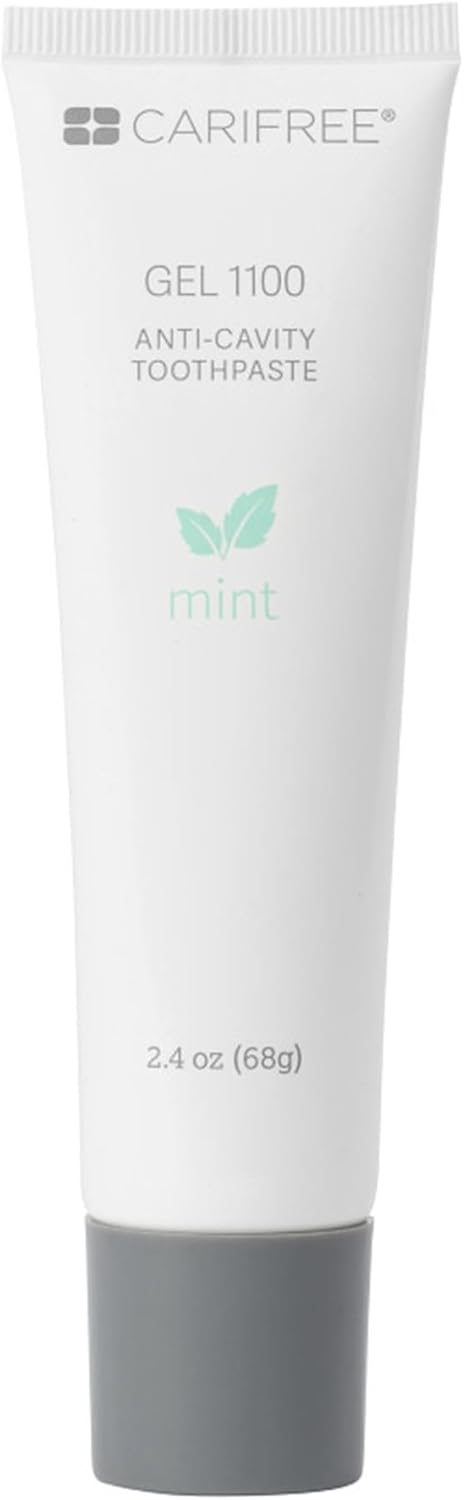 CariFree Gel 1100 (Mint) Anti-Cavity Fluoride Toothpaste with Nano Hydroxyapatite, Cavity Prevention and Enamel Protection, Dentist Recommended for Kids and Adults, 2.40 oz.