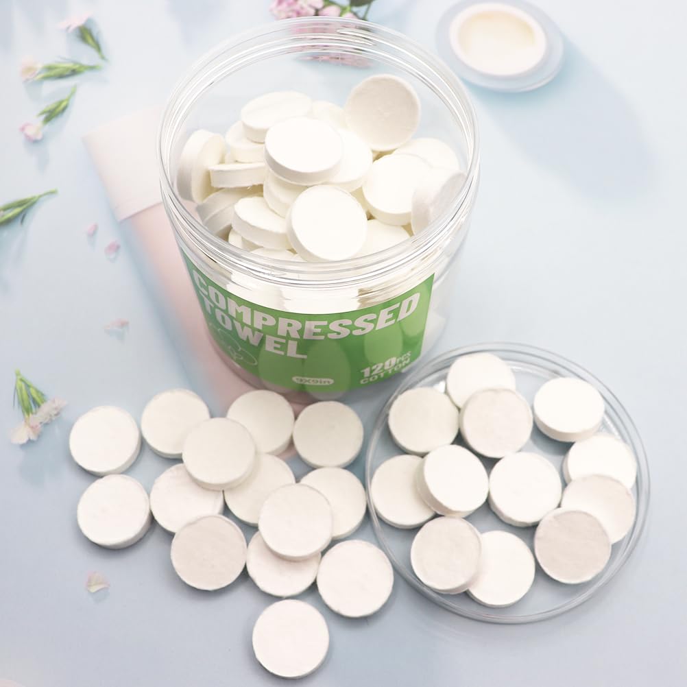 Disposable Face Towel, Compressed Towels, Coin Towel for Travel Camping Hiking