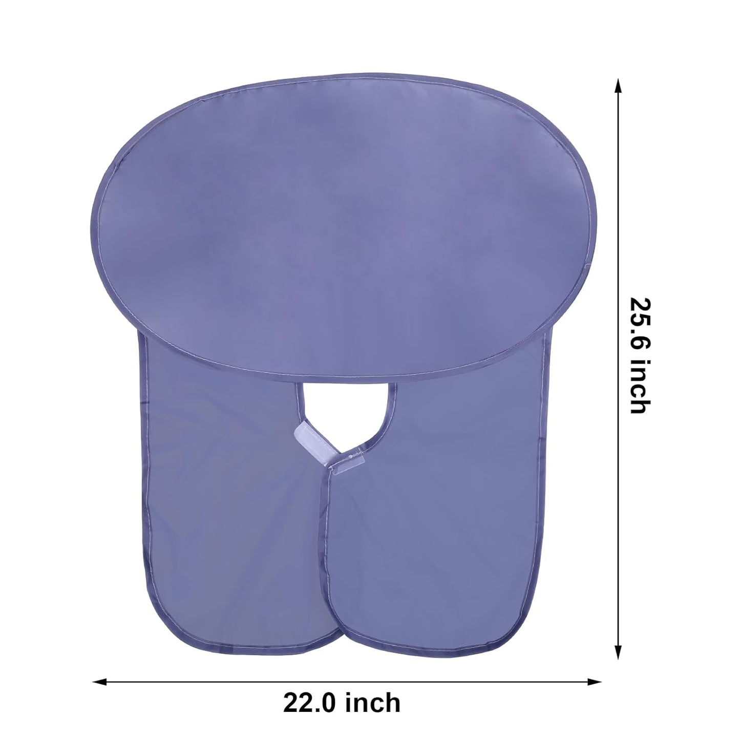 Foldable Multi-Purpose Shaving Bib, Beard Apron for Men's Gifts (Grey)