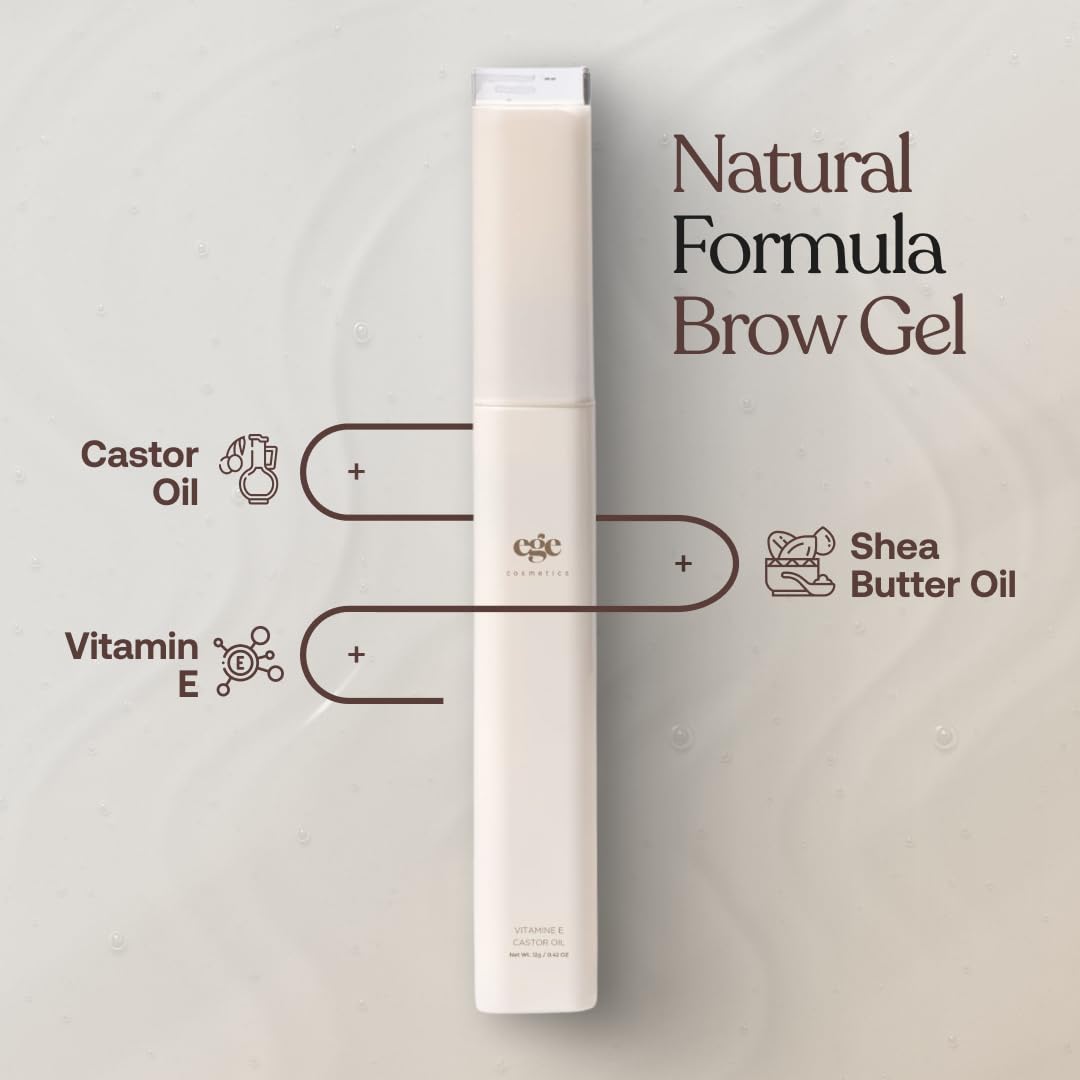 2 in 1 Eyebrow Gel and Serum for Women, Clear Brow Glue Gel with Brush, Long-Lasting, Waterproof, Smudge-Resistant, Perfect Eyebrow Makeup achieves Semi-Permanent Natural Look - All Skin Types