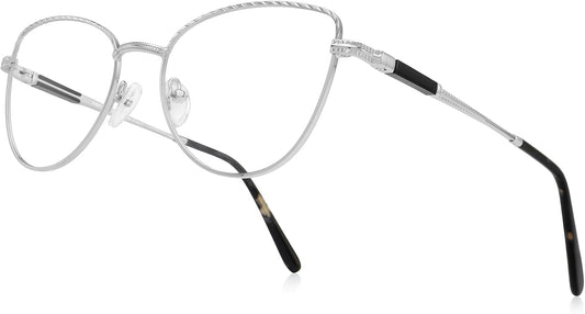 RB. Pilot Retro Cateye Reading Glasses for Women Blue Light Blocking Computer Glasses Spring Hinge Readers