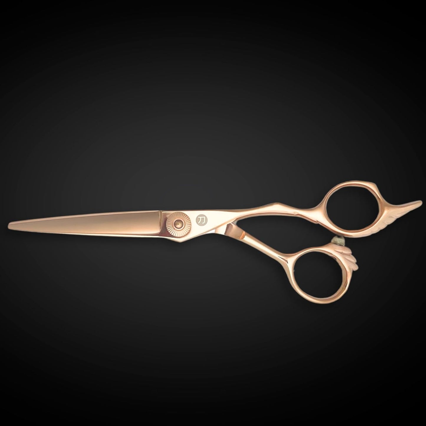 Gold Hair Shears Set for Professional Hair Cutting - Scissors and Thinning Shears - Saki Shears Tsuru