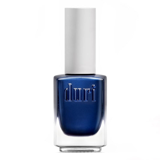 duri Nail Polish, 474 Encore, Shimmer Midnight Blue Lacquer Opaque Coverage, 0.5 fl.oz.