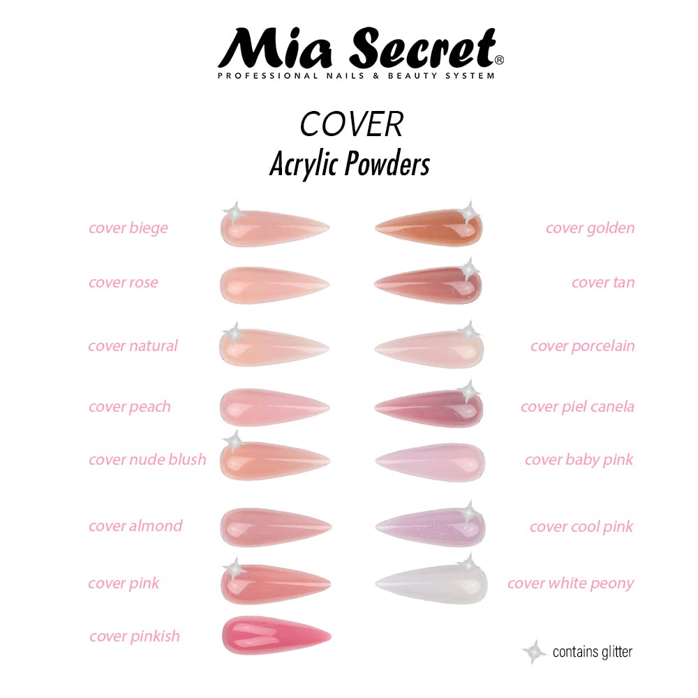 Mia Secret Cover Powder Set - Rose - Pink - Beige