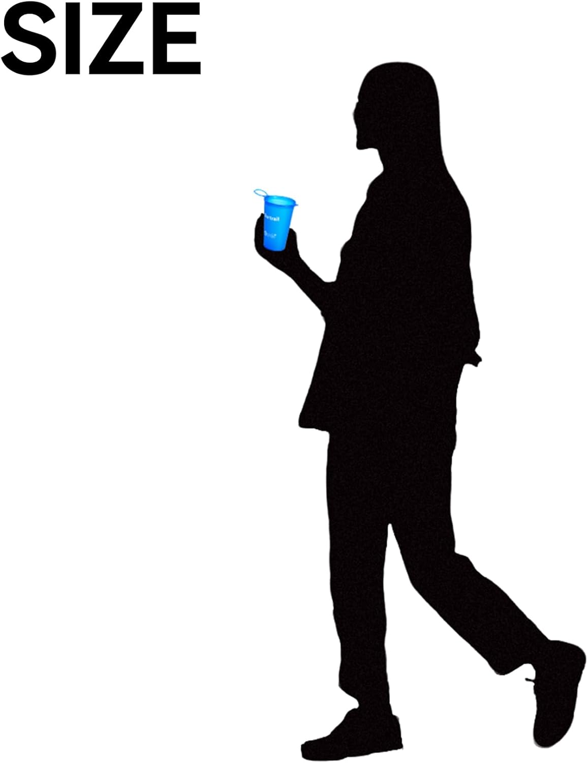 Collapsible Running Water Cup,Ultralight Protable Running Cup for Trail Running,Ultramarathon,Backpacking,Camping-BPA Free,200 ml/6.8 oz-2Pack,Gray