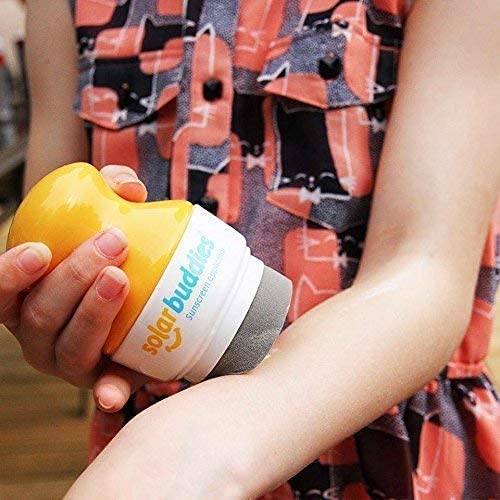 Duo GB Solar Buddies Refillable Roll On Sponge Applicator For Kids, Adults, Families, Travel Size Holds 100ml Travel Friendly for Sunscreen, Suncream and Lotions