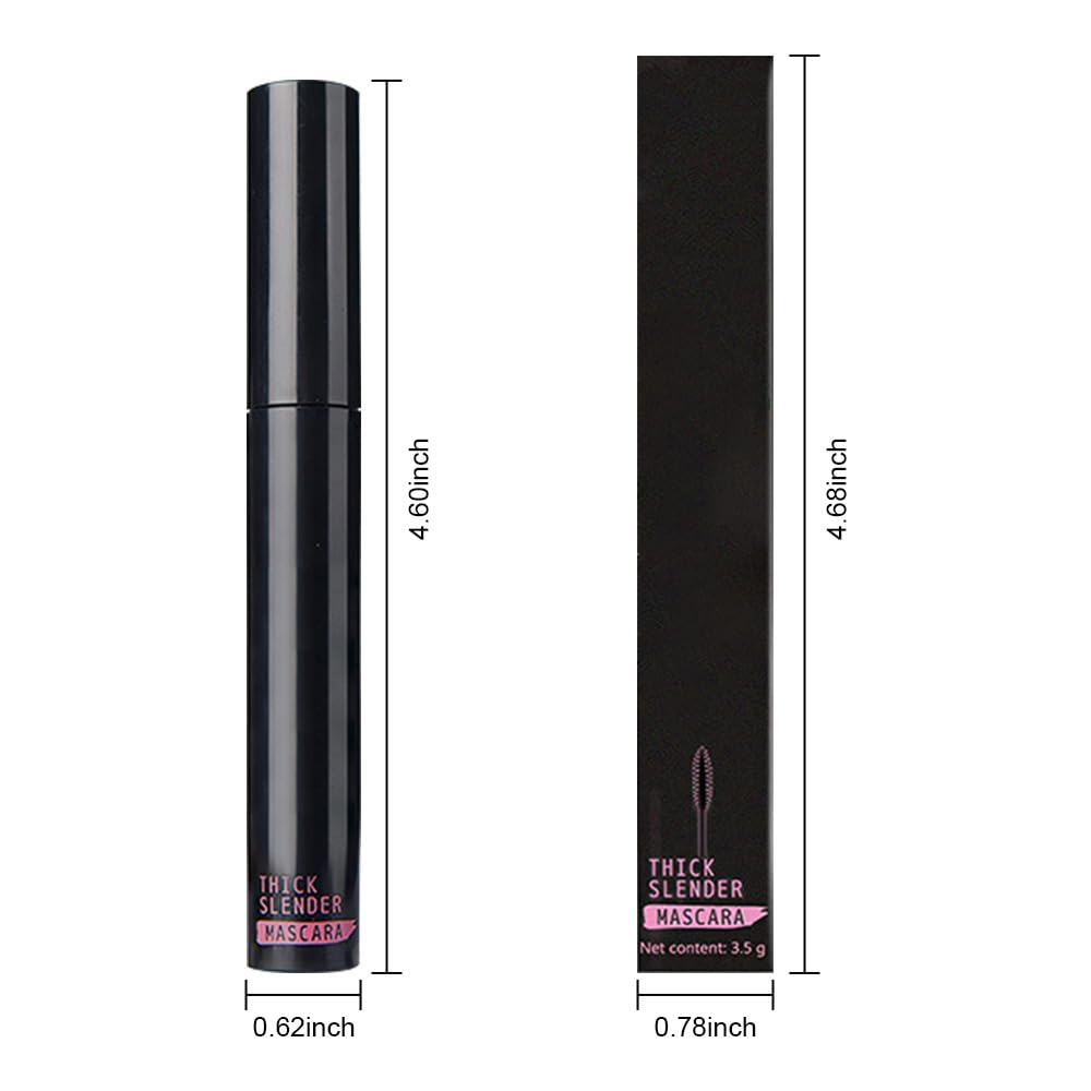 5 Pack Mascara Bulk, Multipack Mini Black Mascara Pack for Women, Waterproof Voluminous Original Volume Building Eyelash Makeup Set, Lengthening, Defining, Curling, Multiplying, Cruelty Free