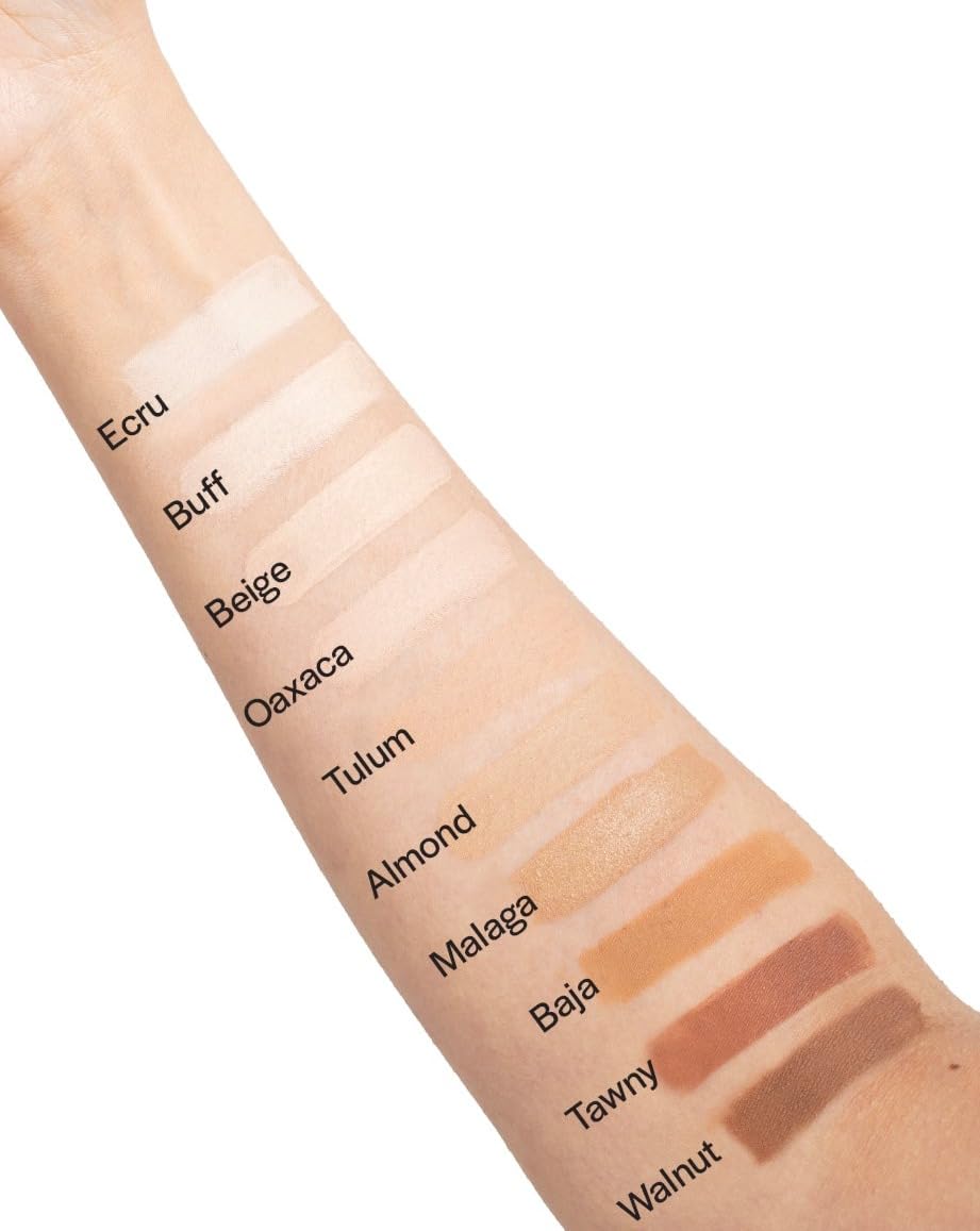 Completely Covered Creme Concealer (Oaxaca) By AU NATURALE COSMETICS | Weightless, Creaseless Perfection | Vegan, Gluten-Free | Ethically Crafted with Meadowfoam Seed Oil for Full-spectrum of Color