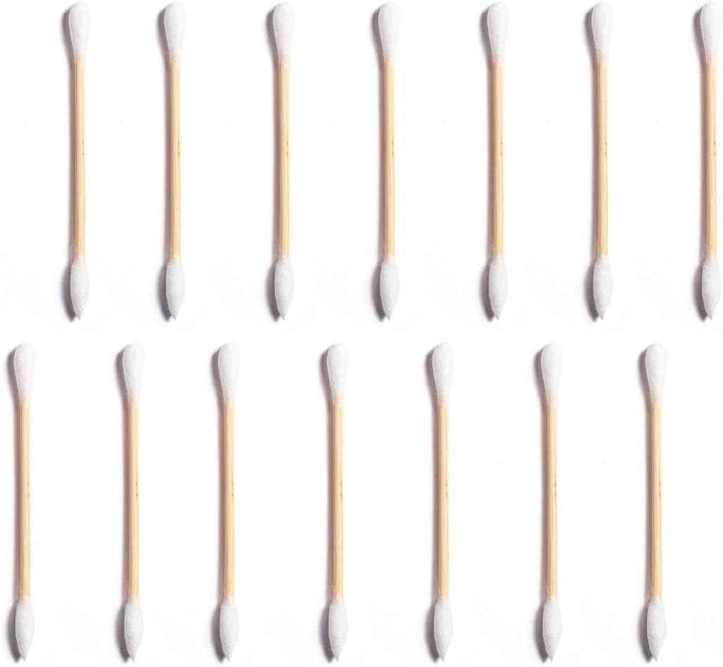 Clean Skin Club Clean Swabs | 500CT | One Pointed Tip | Biodegradable + Organic Cotton & Bamboo | Makeup & Nail Polish Touch-ups | Chlorine-Free & Hypoallergenic (500 Count)