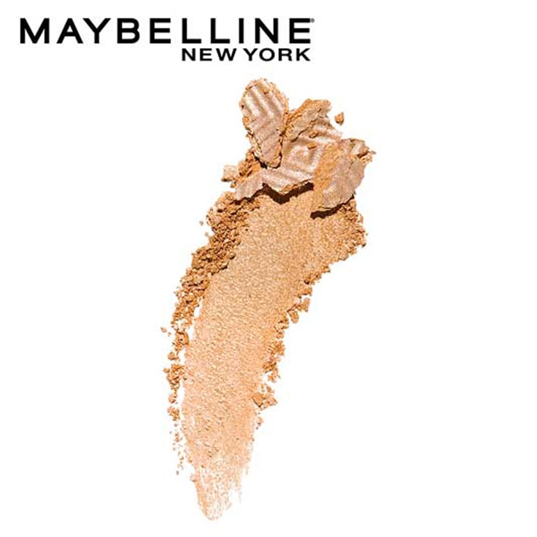 Maybelline Master Chrome Metallic Highlighter Powder Makeup, Molten Gold, 1 Count