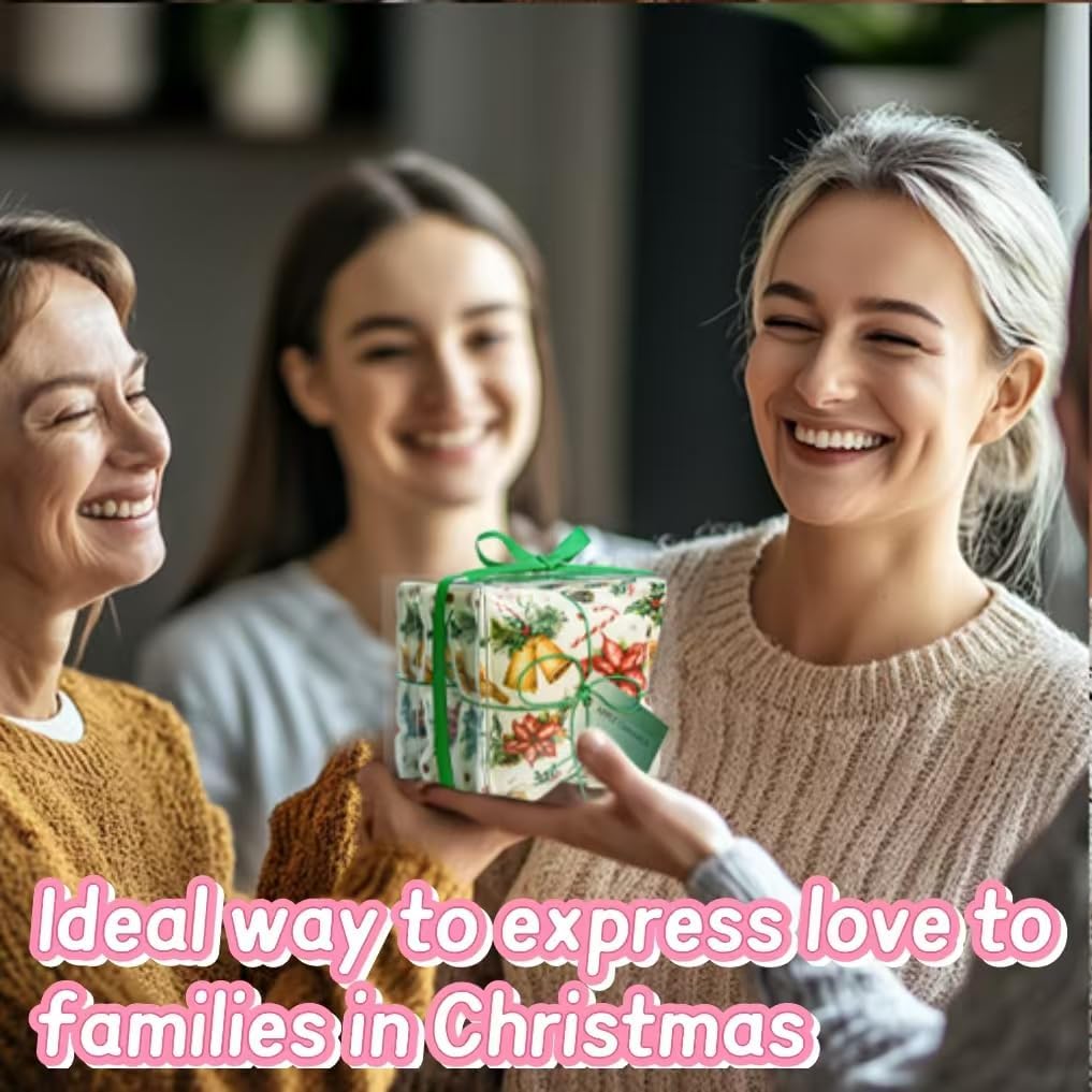 AUCUDA 4pcs Apple Cinnamon Sachet Bags for Christmas Decorations Drawers and Closets, Scented Potpourri Packets for Women Outfits, Winter Fragrance Pillow for Bedroom Indoor, Fresheners for Holiday.