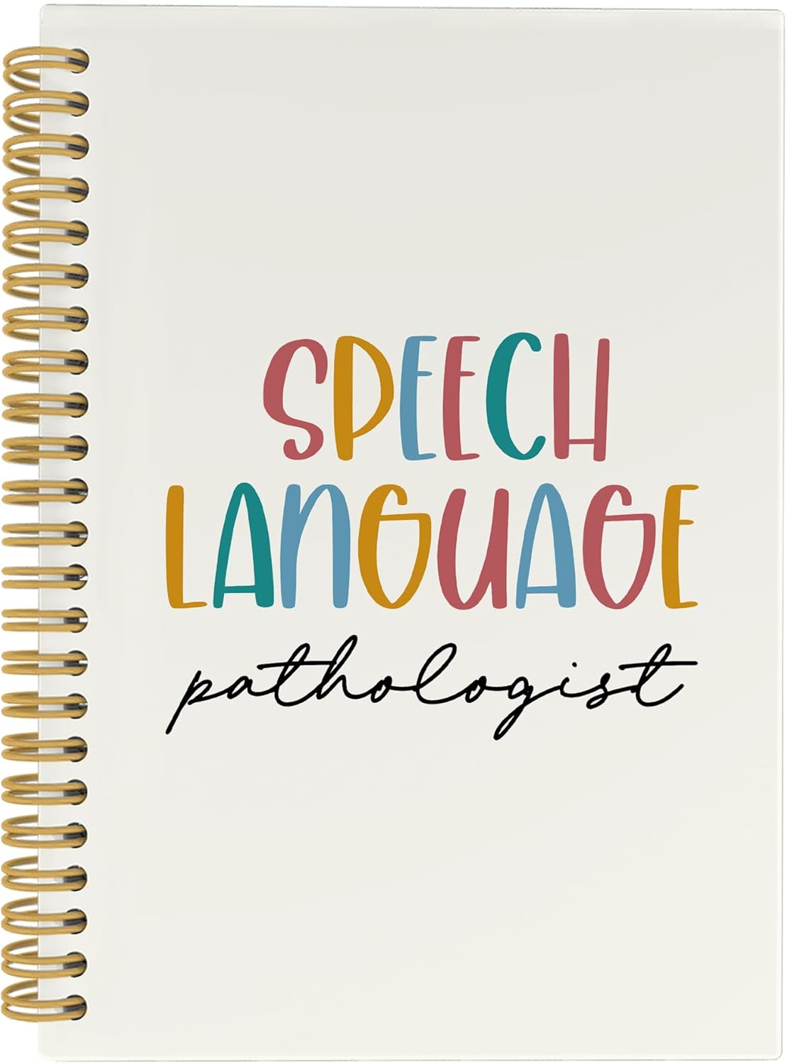 Speech Therapy Gifts Journal Notebook, School Psychologist, Speech Therapist Gift for Mental Health, School Counselor Hardcover Spiral Notebook 5.5x8.3 Inch