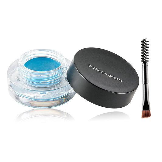Eyebrow Pomade Cream,Brow Pomade Gel Naturally Long Lasting Waterproof,Delicate and Smooth Eye Brow Makeup Cosmetics with Eyebrow Brush - Sky Blue