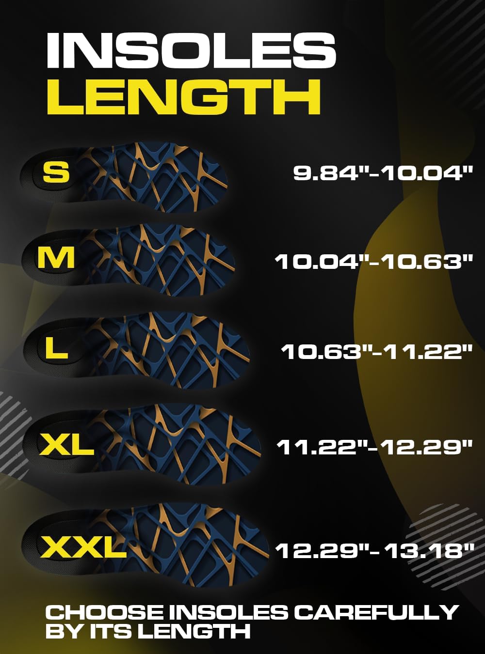 (New) Work Orthotic Insoles - Anti Fatigue Medium Arch Support Shoe Insert Men Women - for Plantar Fasciitis Flat Feet Leg - Relieve Foot Pain - Work Boot Insoles Standing All Day (S, Blue Lines)