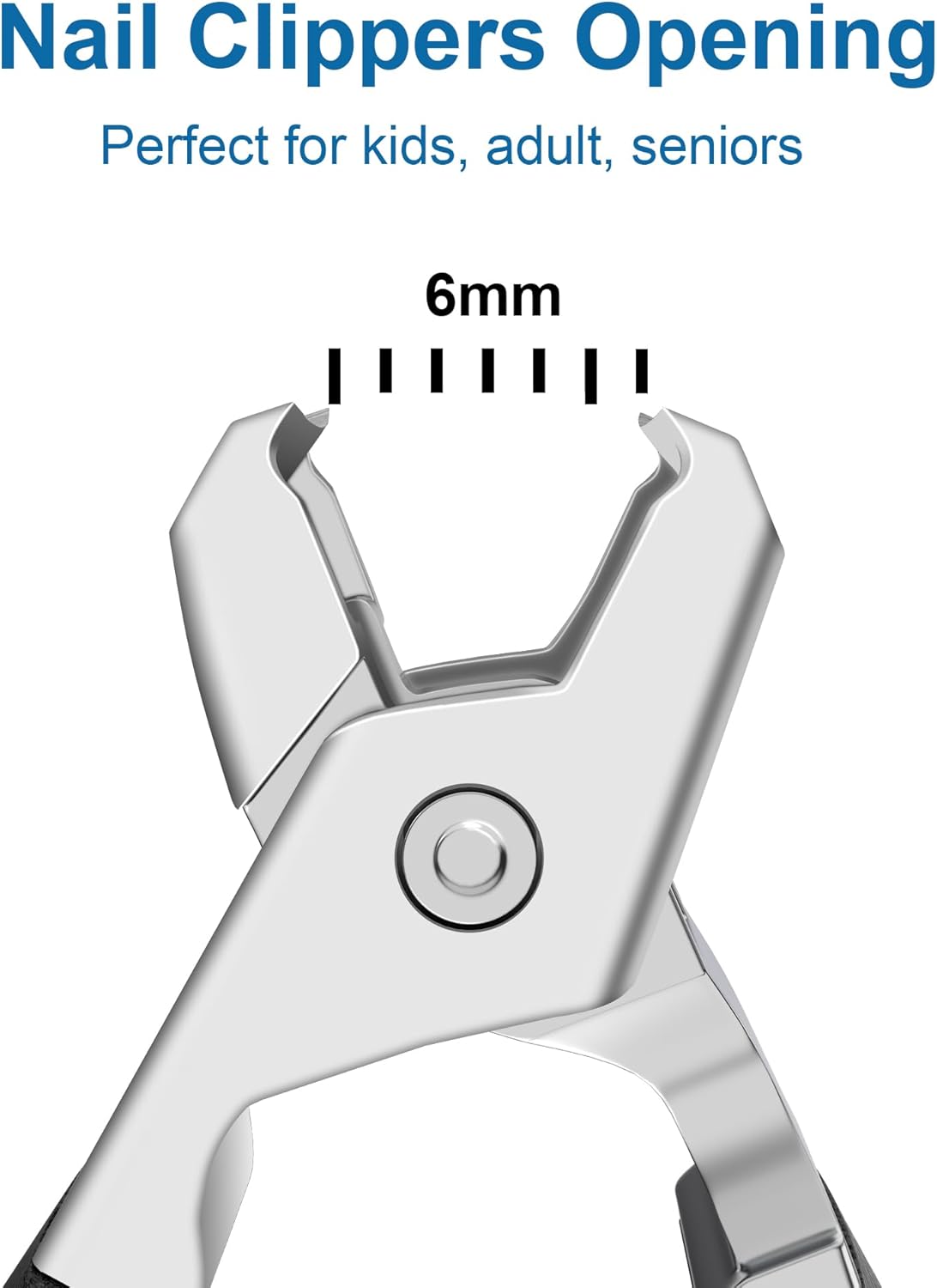 Nail Clippers - Ultra Sharp Anti Splash Fingernail and Toenail Clipper, with Nail Catcher, for Men & Women, Seniors, Black