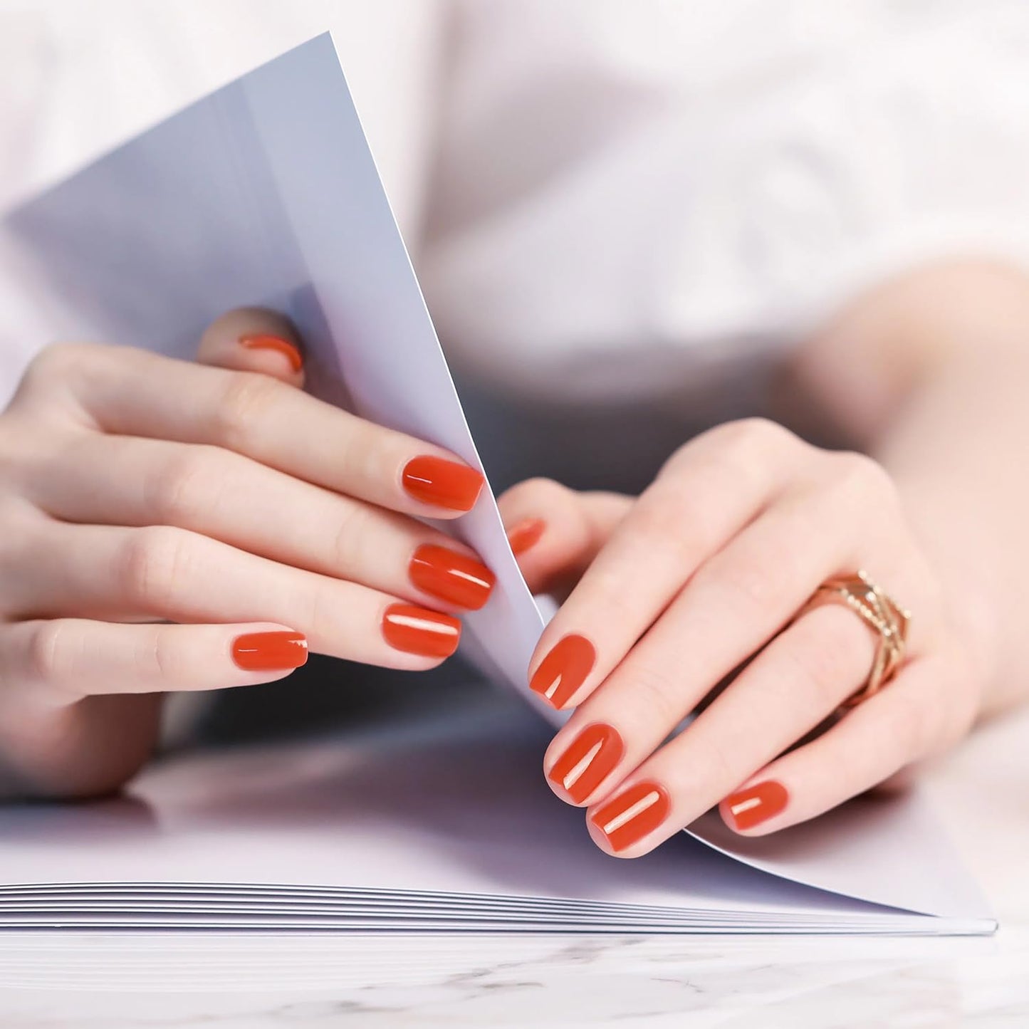 Major Dijit Quick Dry Polish 12ml/0.41fl oz Pumpkin Orange Regular Lacquer Fast Drying & Long Lasting Nail Art Effect for Salon