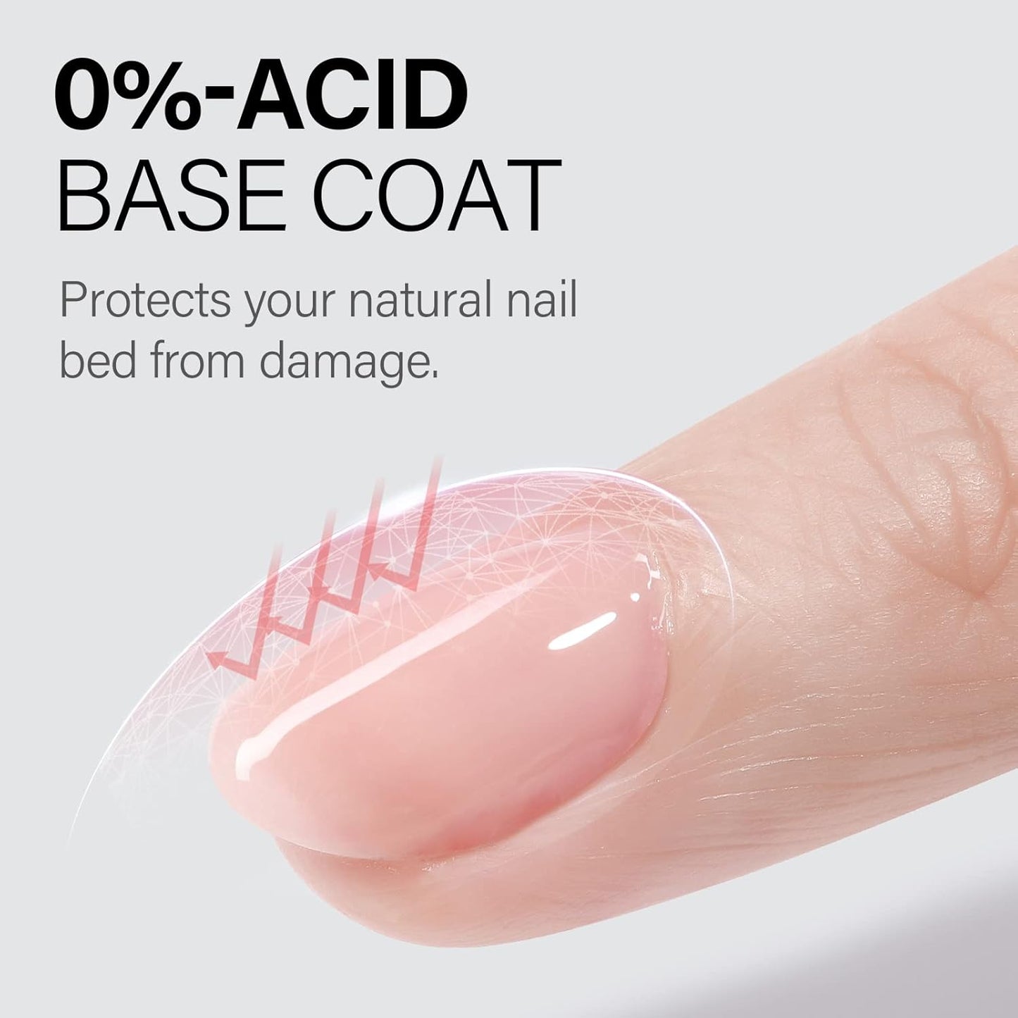 AILLSA Base and Top Coat Gel Nail Polish Top and Base Coat Nail Polish Soak Off Long Lasting Clear Base Gel High Gloss Shine No Wipe Top Coat for DIY Nail Art at Home 0.51 Fl Oz