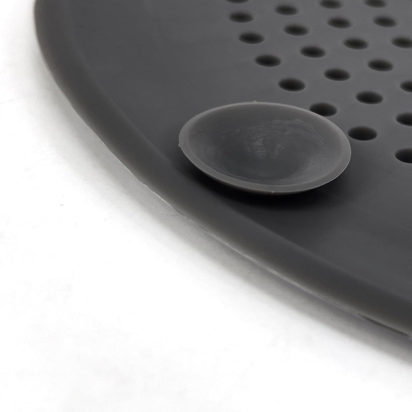 4-Pack Round Silicone Drain Covers Anti-Clog Hair Catcher for Bathroom, Shower Drain Sink Strainer with Suction Cups Effective Hair and Debris Filter