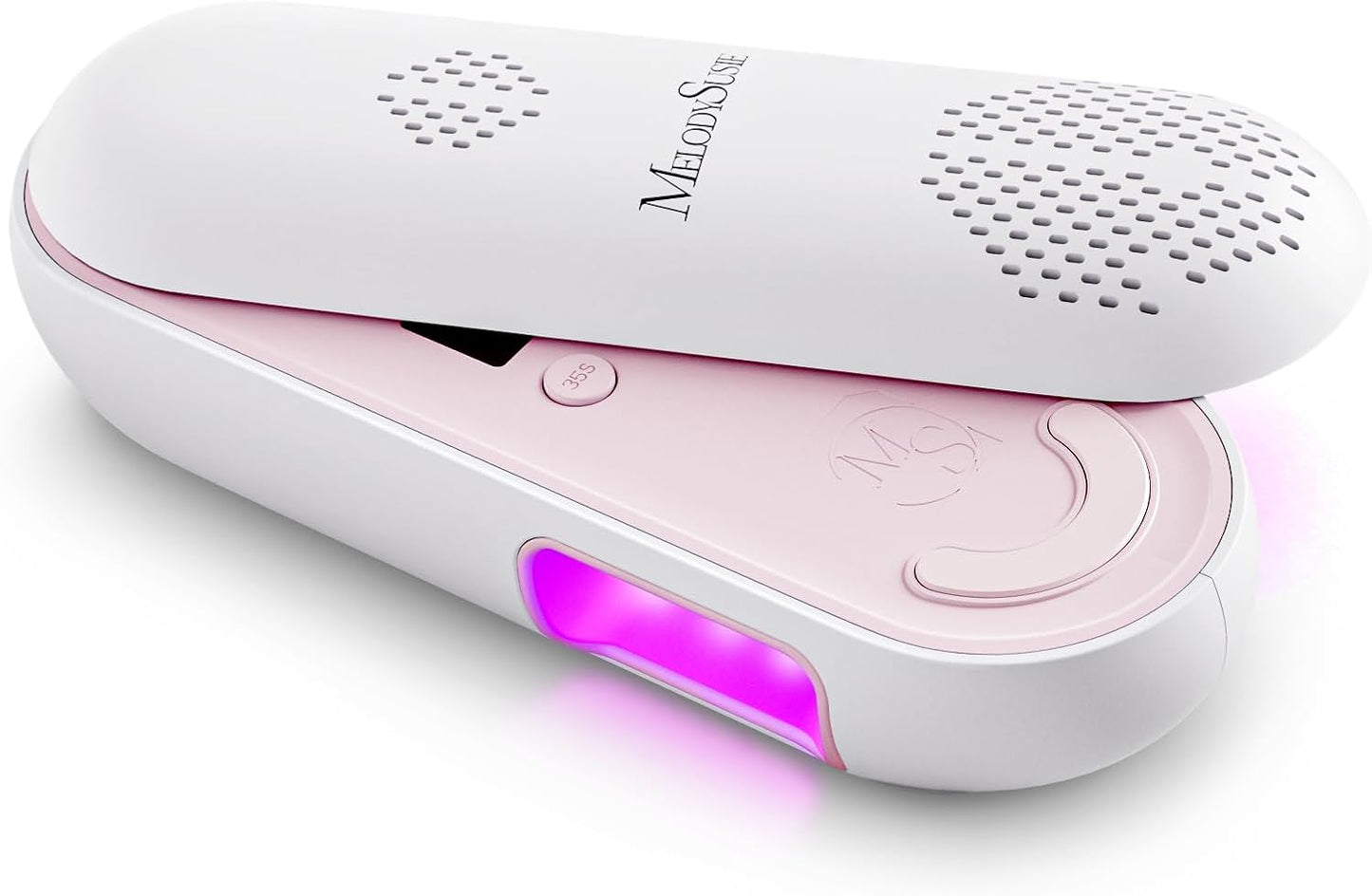 MelodySusie Plus20F Cordless UV Nail Lamp, Innovative UV Protection Light for Gel Nails with 2 Timers & LED Display,Rechargeable Nail Art Tools for Manicure Fast Curing Gel Polish at Salon & Home