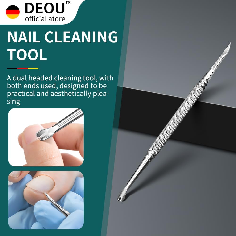 Podiatrist Toenail Clippers Ingrown Toenail Tools for Thick Nails and Inlaid Nails,Manicure and Pedicure Clippers,Heavy Duty Nail Clippers, Pedicure Tools (Orange+Nail Remover)