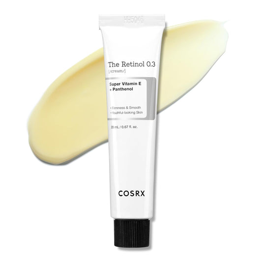 COSRX Retinol Cream, 0.67 Oz, Anti-aging Eye & Neck Cream with Retinoid Treatment to Firm Skin, Reduce Wrinkles, Fine Lines, Signs of Aging, Gentle Daily Korean Skincare (Retinol 0.3% Cream)